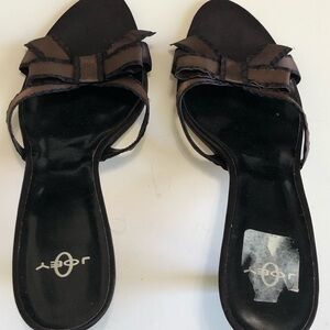 Brown Bow Sandals